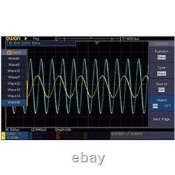 OWON SDS1104 Digital Oscilloscope 100MHz 4CH Sample Rate 1GS/s Portable MINT