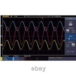 OWON SDS1104 Digital Oscilloscope 100MHz 4CH Sample Rate 1GS/s Portable MINT