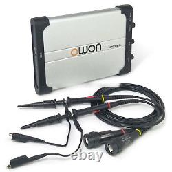 OWON VDS3102L 100MHz LAN Port USB PC Digital Storage Portable Oscilloscope 2+1ch