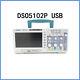 Original Dso5102p Digital Storage Oscilloscope 2 Channels 100mhz 1gsa/s Hantek