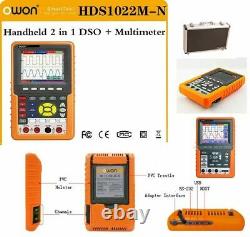 Owon HDS1022M-N 2 in 1 DSO Handheld Digital Storage Oscilloscope+Multimeter