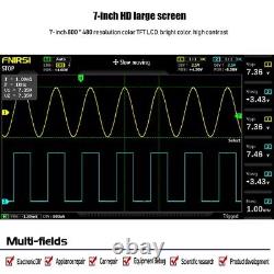 Portable Digital Storage Oscilloscope-2 in 1 Dual Channel Ana-log Bandwidth