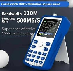 Professional Digital Oscilloscope 110Mhz 500Msa/s Waveform Storage 1 Channel New