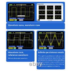 Professional Digital Oscilloscope Portable Storage Oscilloscope Kit 110MHz New