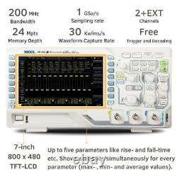 RIGOL DS1202Z-E Digital Oscilloscope 2 channel 200MHz 1GSa/s