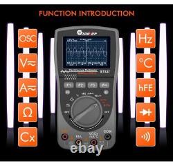 Scope Digital Multimeter Oscilloscope 40MHz 200Msps AC DC Tester HD Screen ET827