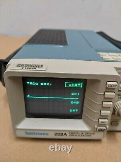 TEKTRONIX 222A Digital Storage Oscilloscope With Probes, See Photos