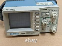 TEKTRONIX 222A Digital Storage Oscilloscope With Probes, See Photos