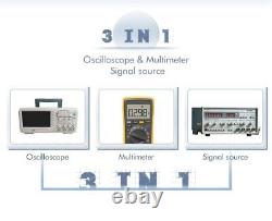 TOOLTOP ET829 3in1 Digital Storage Oscilloscope Multimeter Signal Generator