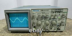Tektronix 2210 50/10 MHz Analog/Digital 2 Channel Storage Oscilloscope No Handle