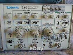 Tektronix 2210 Digital Storage Oscilloscope withOperators Manual