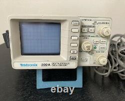 Tektronix 222A Digital Storage Oscilloscope with Probes UNTESTED