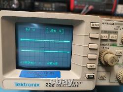 Tektronix 222 Digital Storage Osxilloscope Nice Condition