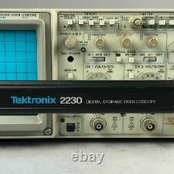 Tektronix 2230 Digital Storage Oscilloscope 100 MHz READ BELOW