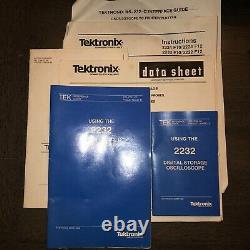 Tektronix 2232 100MHz Digital Storage Oscilloscope Vintage 1989 for Parts