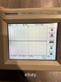 Tektronix TDS1002 2CH 60MHz 1GS/s Digital Storage Oscilloscope Used Tested