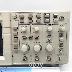 Tektronix TDS1002 2CH 60MHz 1GS/s Digital Storage Oscilloscope Used Tested