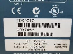 Tektronix TDS2012 2 Channel Digital Storage Oscilloscope, 100MHz 1GS/s (7456)