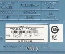 Tektronix TDS2024B Oscilloscope Digital 200MHz 2GS/s Operation confirmed Used Jp