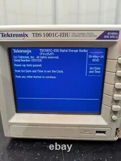 Tektronix TDS 1001C-EDU Two Channel Digital Storage Oscilloscope 40 MHz 500 MS/s