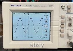 Tektronix TDS 1012 Two-Channel Digital Storage Oscilloscope 100Mhz 1GS/s