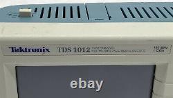 Tektronix TDS 1012 Two-Channel Digital Storage Oscilloscope 100Mhz 1GS/s