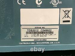 Tektronix TDS 2012 Two Channel 100MHz 1GS/s Digital Storage Oscilloscope, Color