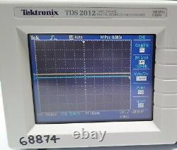 Tektronix TDS 2012 Two Channel Digital Storage Oscilloscope 100 Mhz 1 GS/s 68874