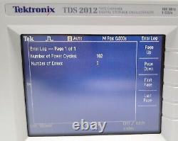 Tektronix TDS 2012 Two Channel Digital Storage Oscilloscope 100 Mhz 1 GS/s 68881