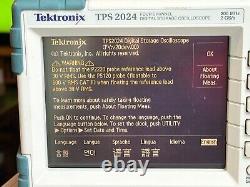 Tektronix TPS2024 200 MHz 4 CH Digital Storage Oscilloscope READ