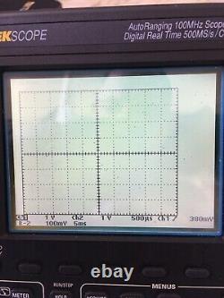 Tektronix Tekscope THS720 100 MHz 2 channel oscilloscope with New Battery Manual