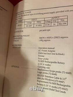 Tenma Easy Scope 20 MHz Digital Storage Oscilloscope 72-6646