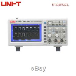 UNI-T UTD2052CL 2CH Digital Storage Oscilloscope 50MHZ 7 LCD 500MSa/s languages