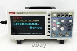 UNI-T UTD2102CEX 100MHZ Digital Storage Oscilloscope 1G Sa/s USB many languages