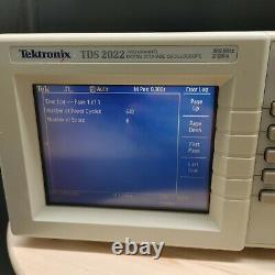 Used Tektronix TDS2022 Digital storage oscilloscope 200MHz 2GS/s