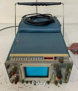 Vintage Tektronix 466 Dual Trace Storage Oscilloscope with DM44 Digital Multimeter