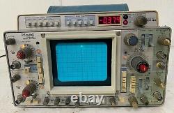 Vintage Tektronix 466 Dual Trace Storage Oscilloscope with DM44 Digital Multimeter