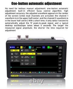 1013d Portable Mini 7 Pouces 2ch Rangement Numérique Oscilloscope 100mhz Bandwidth Set
