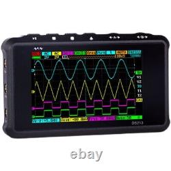 2020 Oscilloscope numérique portable à écran LCD 4 voies DS213 USB 15MHz 100MSa/s modèles