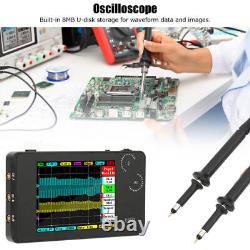 2 Canaux DS212 Oscilloscope de stockage portable numérique 1Mhz 10MSa/s avec kit de sondes