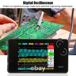2 Canaux DS212 Oscilloscope de stockage portable numérique 1Mhz 10MSa/s avec kit de sondes