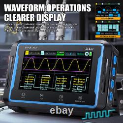 3 EN 1 FNIRSI-2C53P LCD Générateur de signal à 2 canaux Oscilloscope de stockage numérique