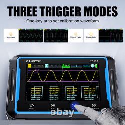 3 EN 1 FNIRSI-2C53P LCD Générateur de signal à 2 canaux Oscilloscope de stockage numérique