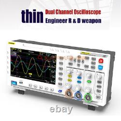 7 LCD FNIRSI-1014D Générateur de Signal à 2 Canaux Oscilloscope de Stockage Numérique