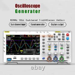 7 LCD FNIRSI-1014D Générateur de Signal à 2 Canaux Oscilloscope de Stockage Numérique