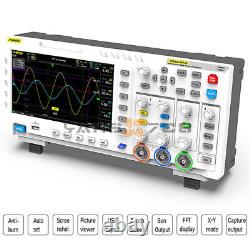 7 LCD FNIRSI-1014D Générateur de signal à 2 canaux Oscilloscope de stockage numérique