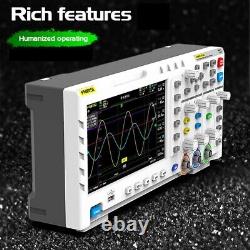 7 TFT LCD 2 en 1 Oscilloscope de stockage à double entrée Générateur de signal numérique