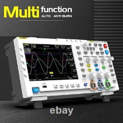 7 TFT LCD 2 en 1 Oscilloscope de stockage à double entrée et générateur de signaux numériques