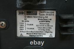 Bbc Goerz Metrawatt M6011 20 Mhz Oscilloscope De Stockage Numérique