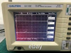 Caltek Ca1102 Deux Canaux De Stockage Numérique Oscilloscope 100mhz Equ 10gs/s